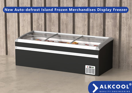 NAFCOOL™ 100" Glass Top Display Island Freezer