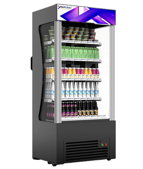 refrigerator for display