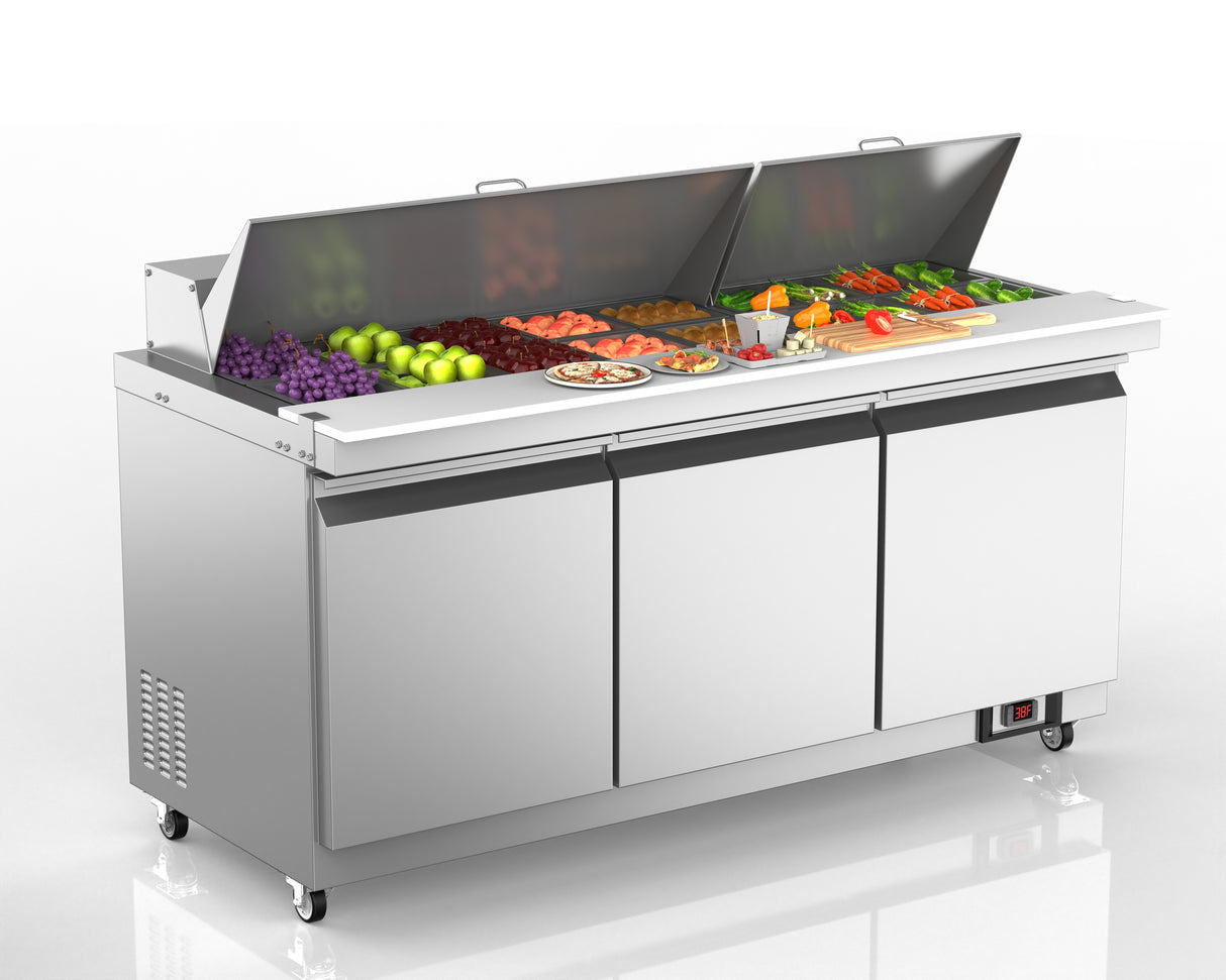 High-performance 18 cu ft commercial refrigerator front view