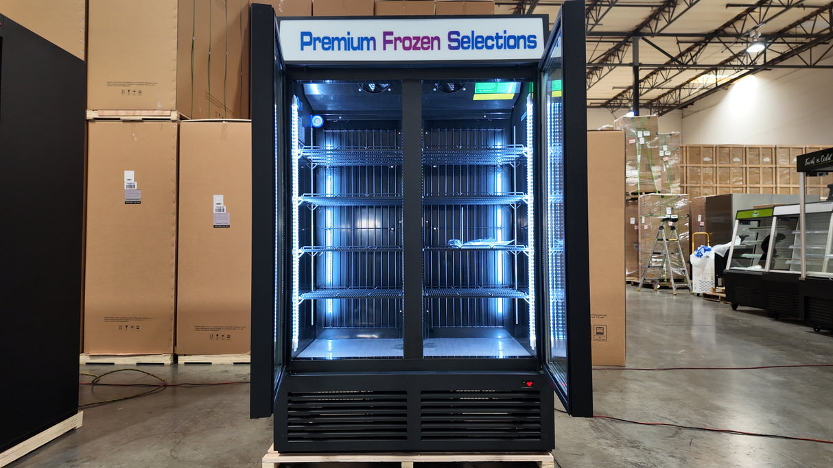 Commercial-grade upright freezer with sustainable R290 refrigerant