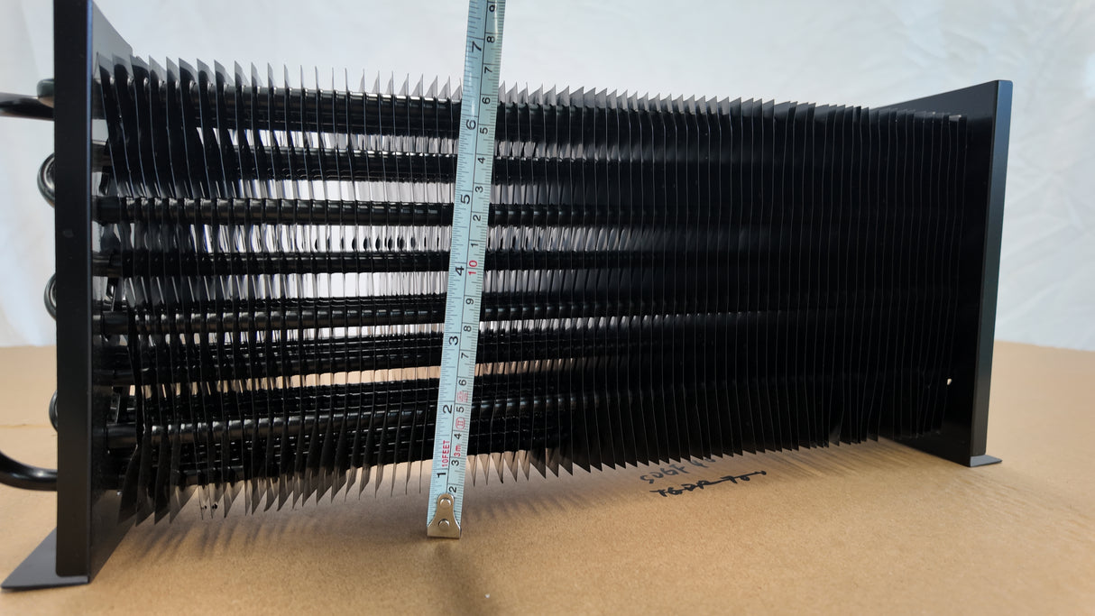 Evaporator for single door cooler above 22'' wide