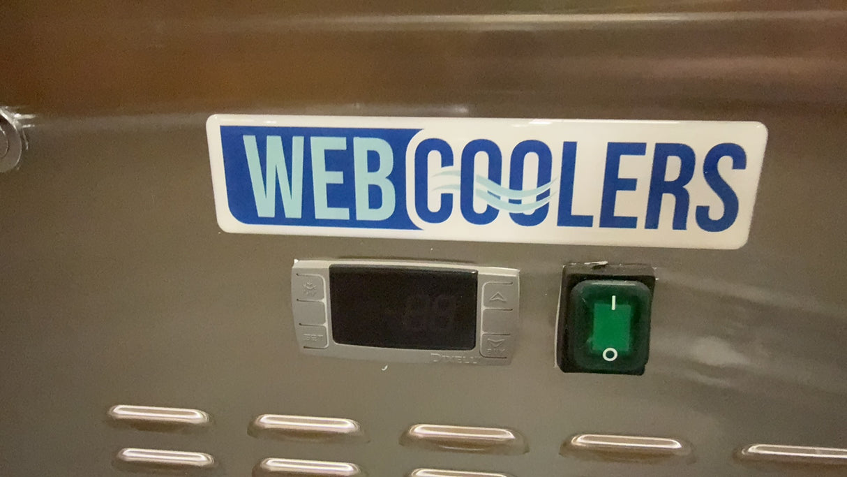 Webcoolers PPT-67 70" Pizza Prep Table Refrigerator (Two Section)