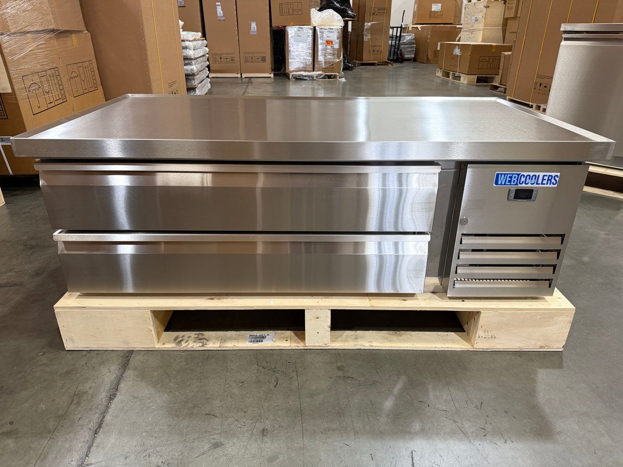 Webcoolers CBR-60 width 62'' Drawer Refrigerated Chef Base Stainless Steel