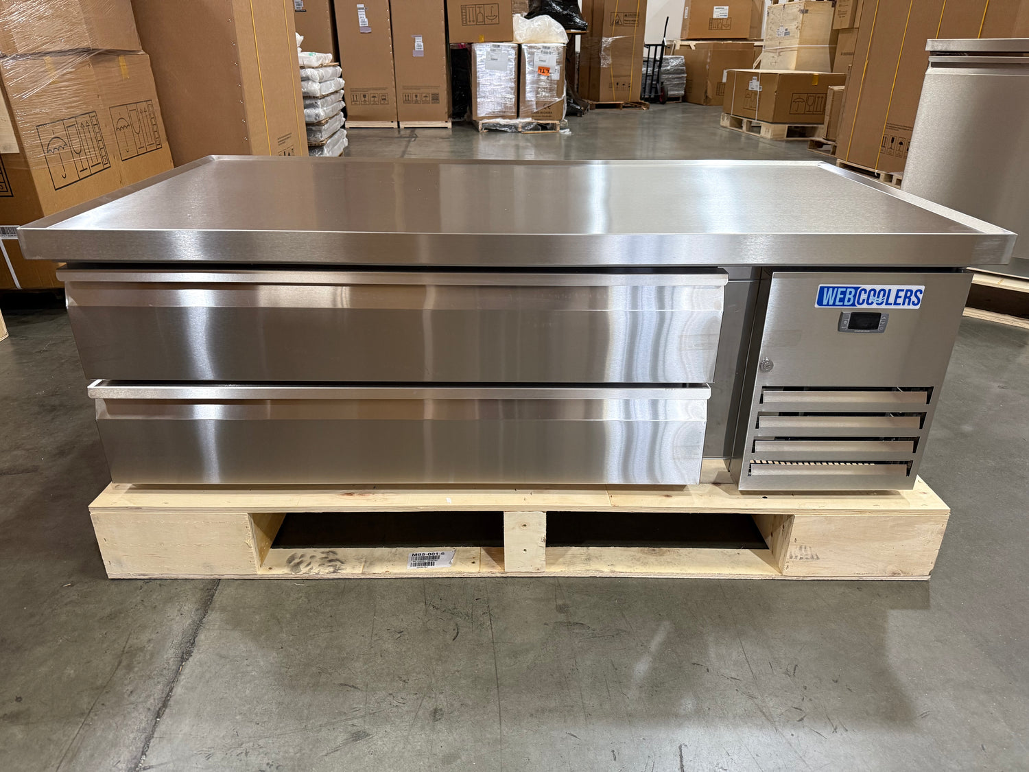 Webcoolers CBR-60 width 62'' Drawer Refrigerated Chef Base Stainless Steel