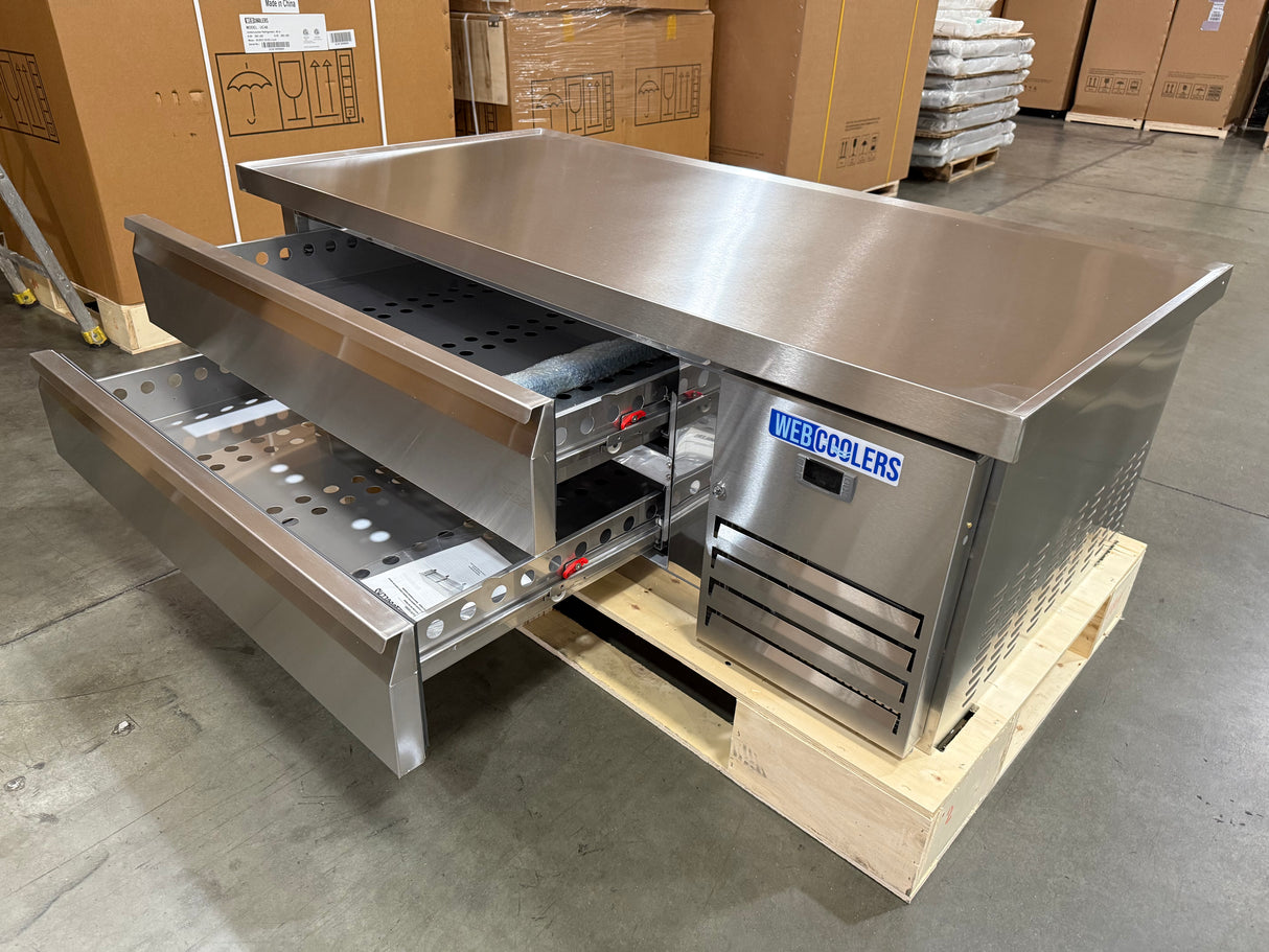 Webcoolers CBR-60 width 62'' Drawer Refrigerated Chef Base Stainless Steel