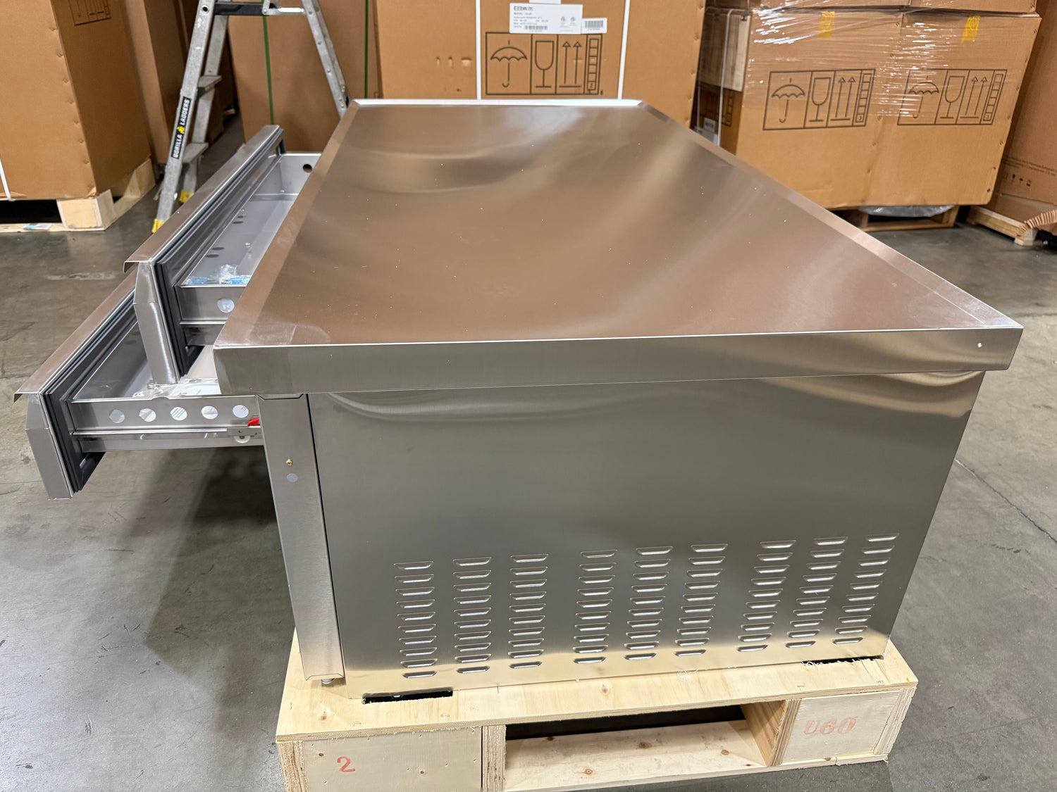 Webcoolers CBR-60 width 62'' Drawer Refrigerated Chef Base Stainless Steel