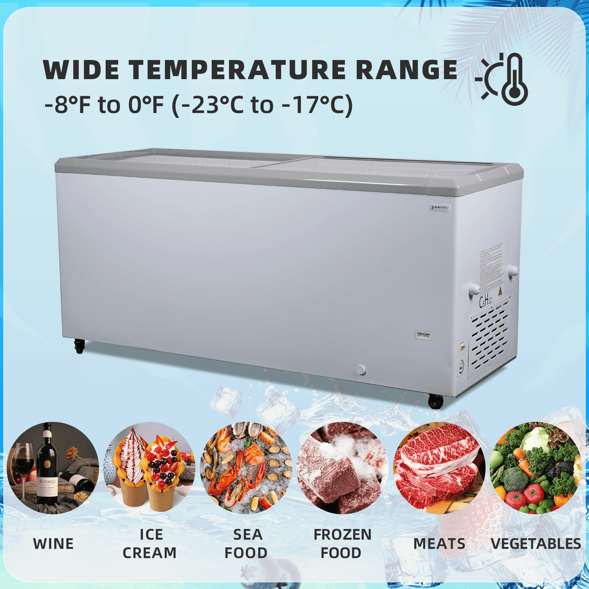 NAFCOOL freezer with R290 refrigerant and advanced cooling features