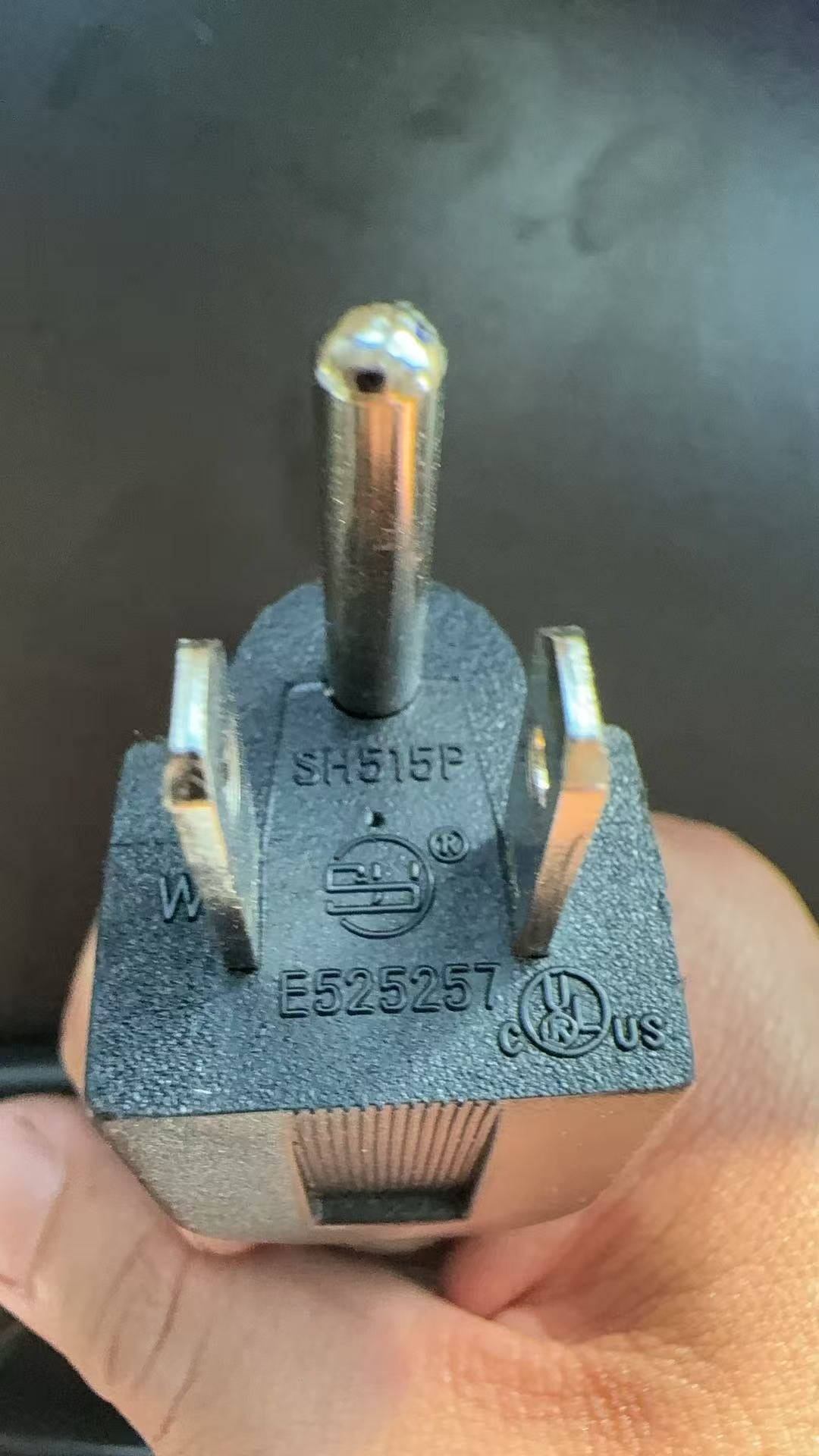 NEMA 5-30R socket to 5-15P plug power converter cable for safe 110V connection.