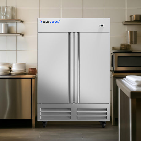 RI-54F Freezer with Dixell Digital Controller – Front Panel Close-Up