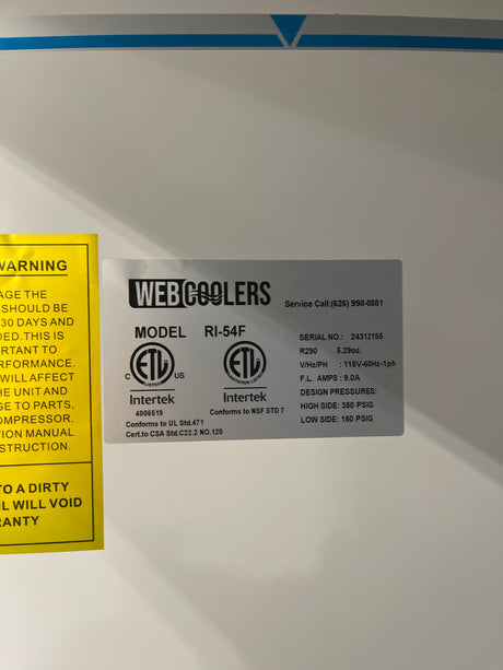 Energy-Efficient RI-54F Commercial Freezer – Eco-Friendly R290 Refrigerant