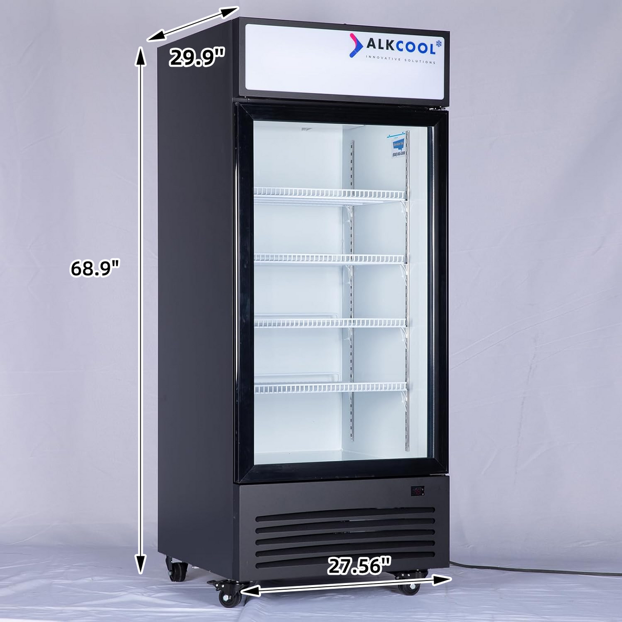 Beverage Display Fridge with LED Lighting – SDGR26