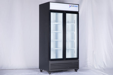 Glass Door Commercial Refrigerator 