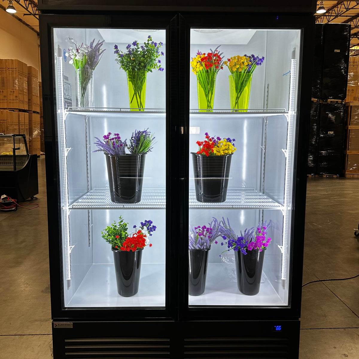 NAFCOOL Refrigerated Flower Display Case will help your flower busines