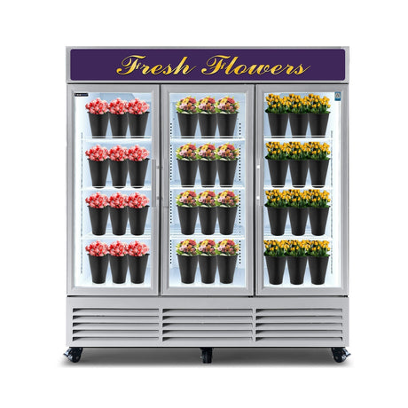 NAFCOOL Refrigerated Glass Door Floral Case