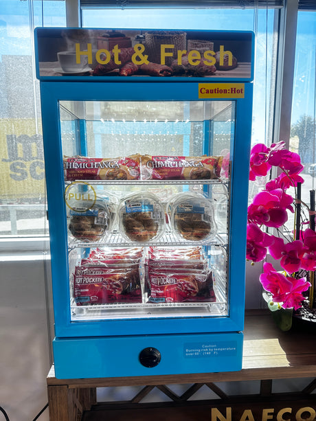 Glass Door Hot Food Display Warmer