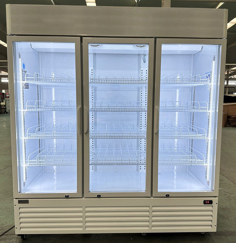 glass door commercial refrigerator 