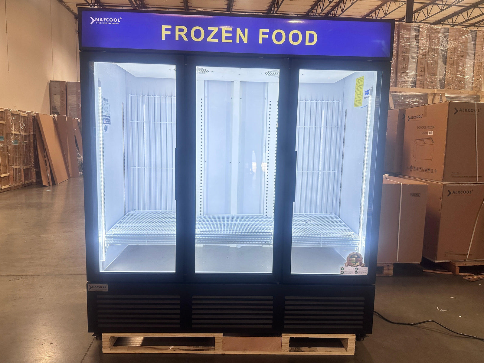 Three-Glass Door Commercial Refrigerator