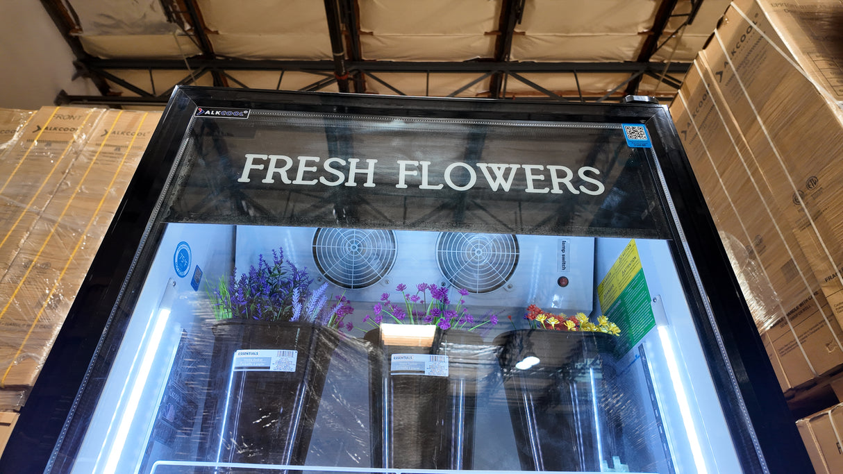 34.5” Wide One Section Floral Display Cooler
