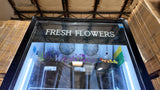 34.5” Wide One Section Floral Display Cooler