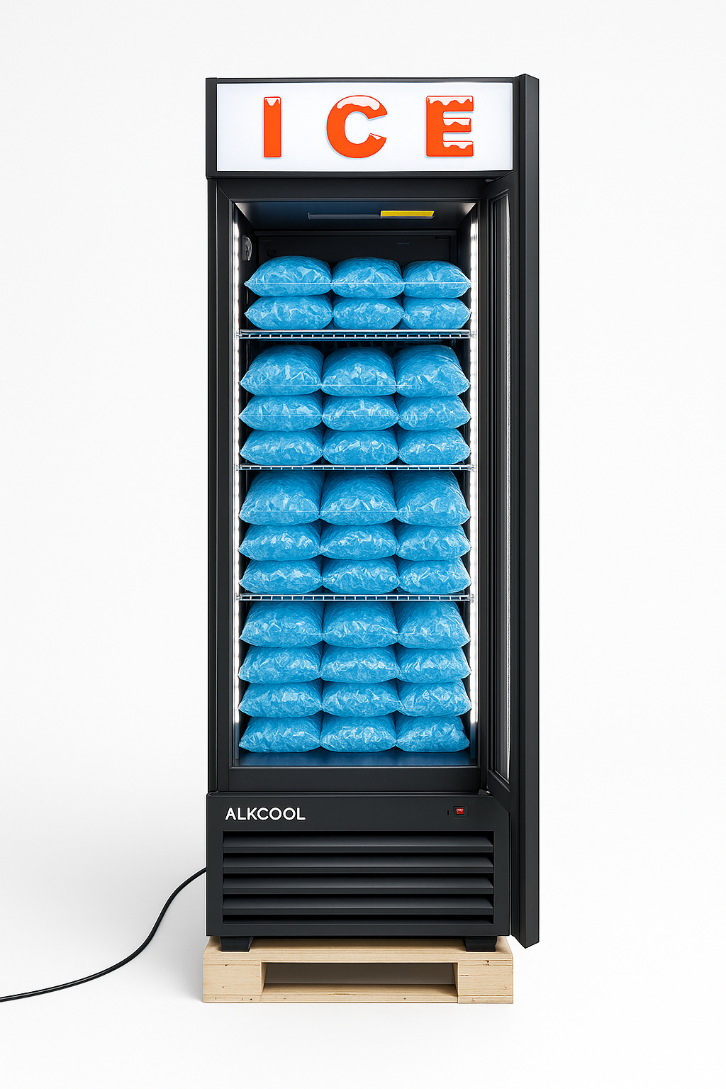 SDGF25'' ONE SECTION GLASS DOOR DISPLAY FREEZER