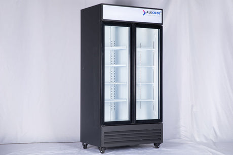 49 Inch Two Section Swing Glass Door Refrigerator 01