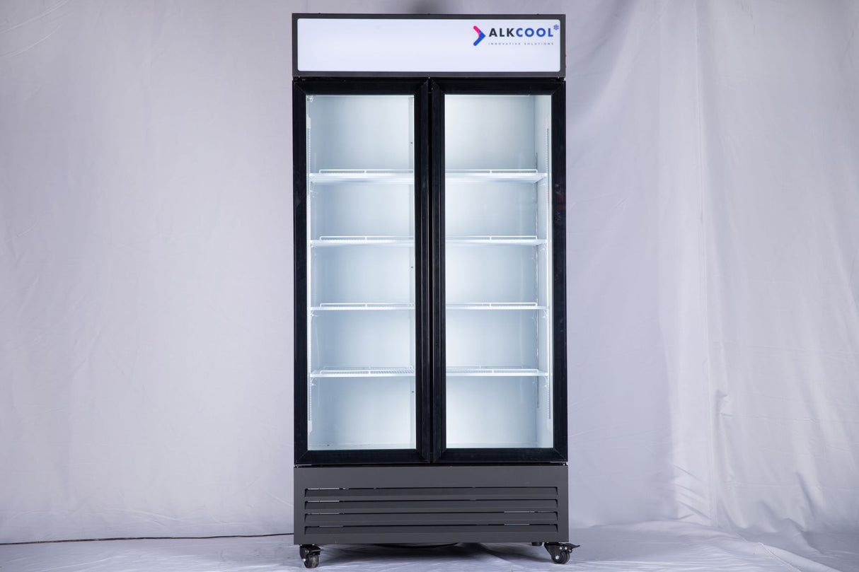 49 Inch Two Section Swing Glass Door Refrigerator 02