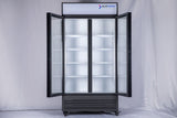 49 Inch Two Section Swing Glass Door Refrigerator 04