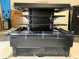 67'' Black Island Multi-Deck Open Air Curtain Merchandiser - 208V