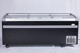 83" Supermarket Sliding Glass Top Display Island Freezer 01