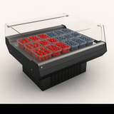 Model 4Y48 50'' WIDTH 44''DEPTH Refrigerated Berries Case HORIZONTAL AIR CURTAIN SELF-CONTAINED MERCHANDISER