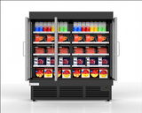 High-end Visual 78'' wide 70.6 CuFT Three Glass Door Merchandiser Cooler OFC 78''-HE-20
