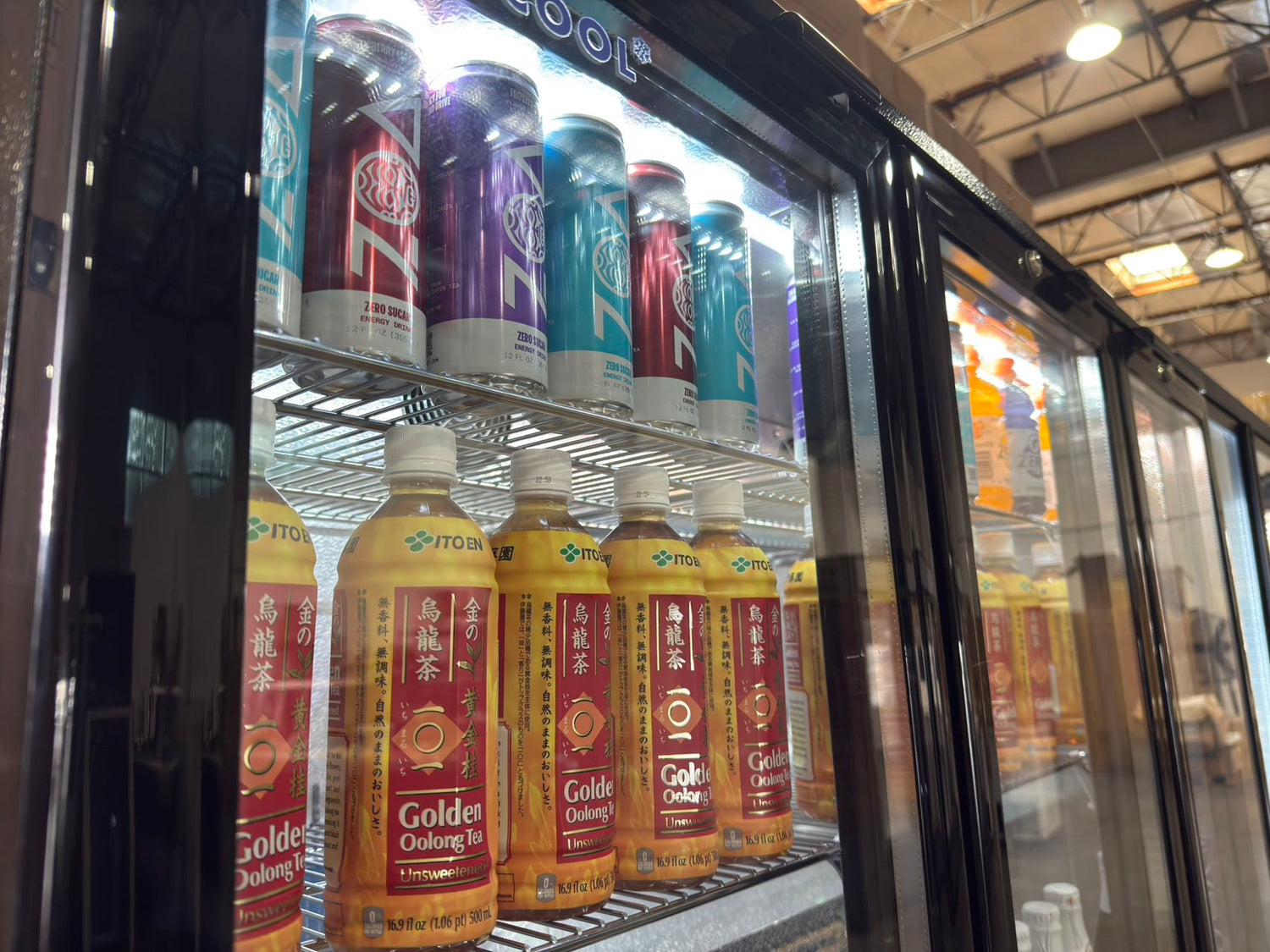 Digital temperature controls and lockable doors on LG-330H bar refrigerator.