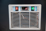 NAFCOOL horizontal freezer with curved glass doors and energy-efficient cooling