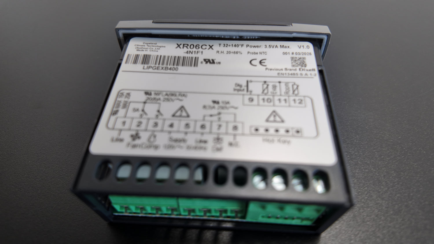 DIXELL XR06CX-4N1F1 Adjustable Touch Screen Digital Thermostat Controller Compressor