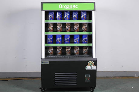 Erina 36'' Steel Open Air Grab Go Display Refrigerator - NAFCOOL