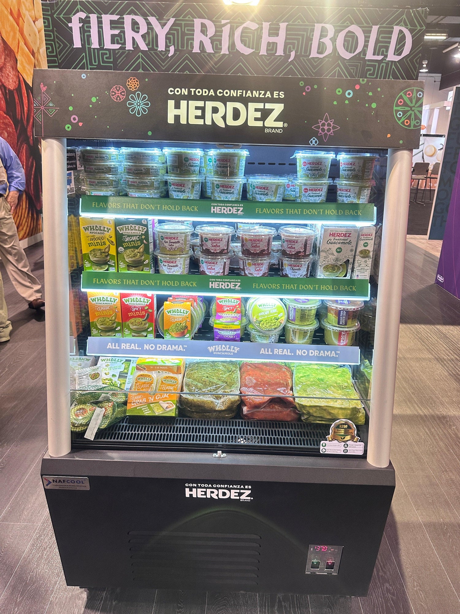 Erina 36'' Steel Open Air Grab Go Display Refrigerator - NAFCOOL