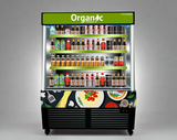 Erina 53'' Grab and Go Open Air Vertical Refrigerated Merchandiser Display