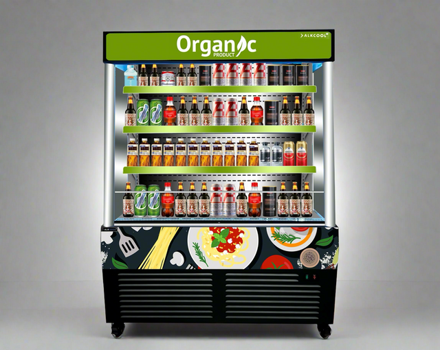 Erina 53'' Grab and Go Open Air Vertical Refrigerated Merchandiser Display