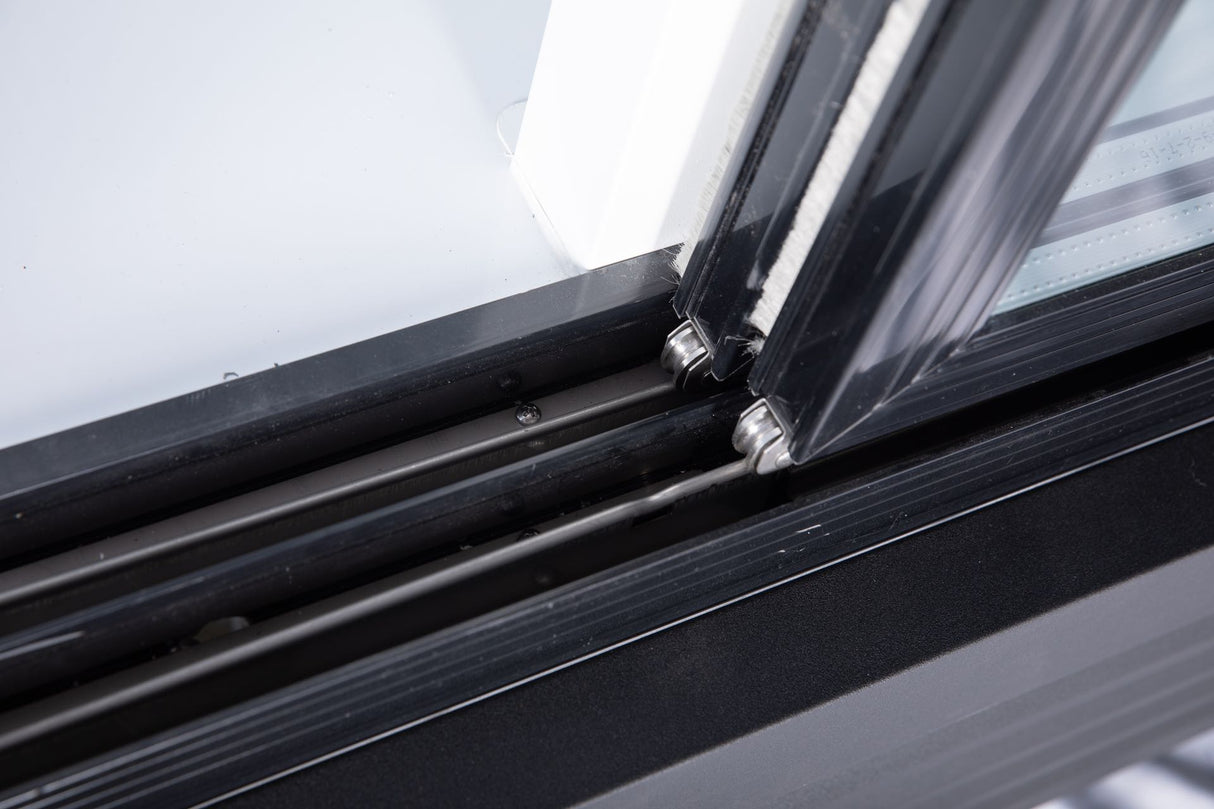 GDR47SN Two Section Sliding Glass Door Refrigerator 06