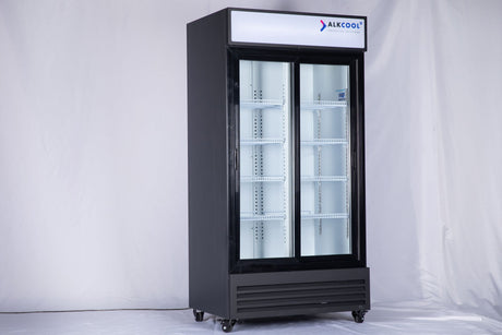 GDR51(S)N Two Section Sliding Glass Door Refrigerator 02