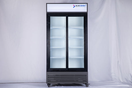 GDR51(S)N Two Section Sliding Glass Door Refrigerator 03