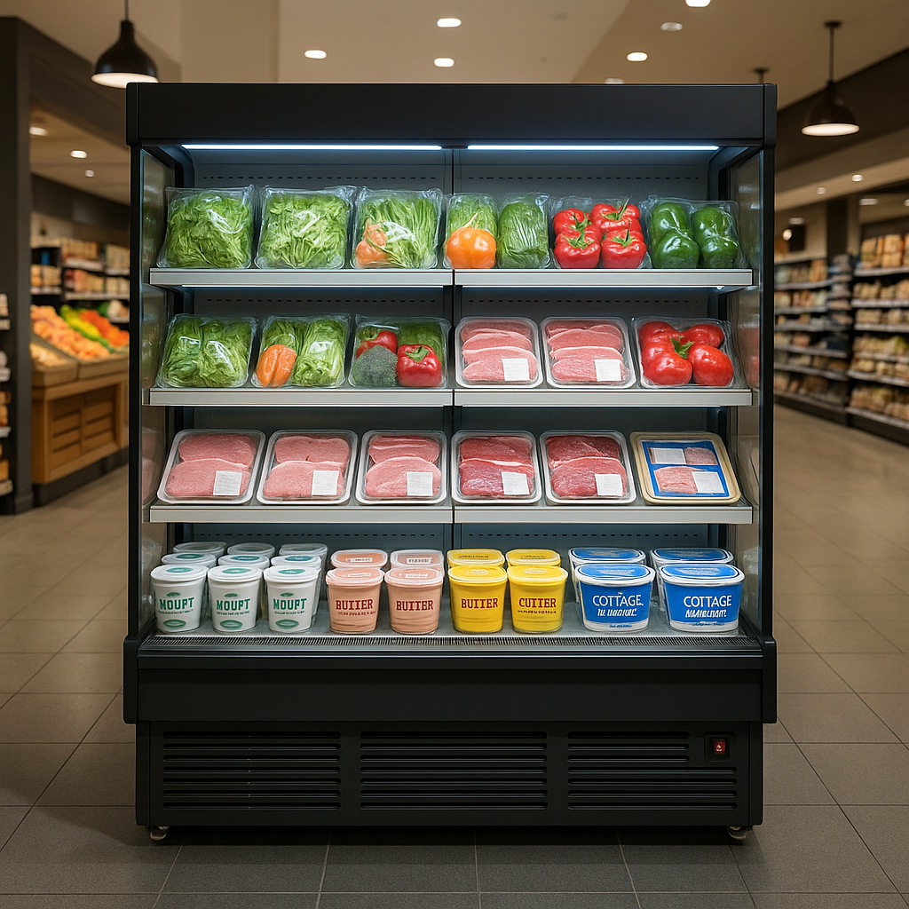 OFC 78‘’ Open Air Merchandiser Grab and Go Refrigerator Display Cooler
