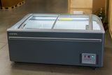 71” Wide Supermarket sliding Glass Top Display Island Freezer (Model: IHF-1909PB) for Frozen Meat, Frozen Pizza, Icecream and Ice Bag