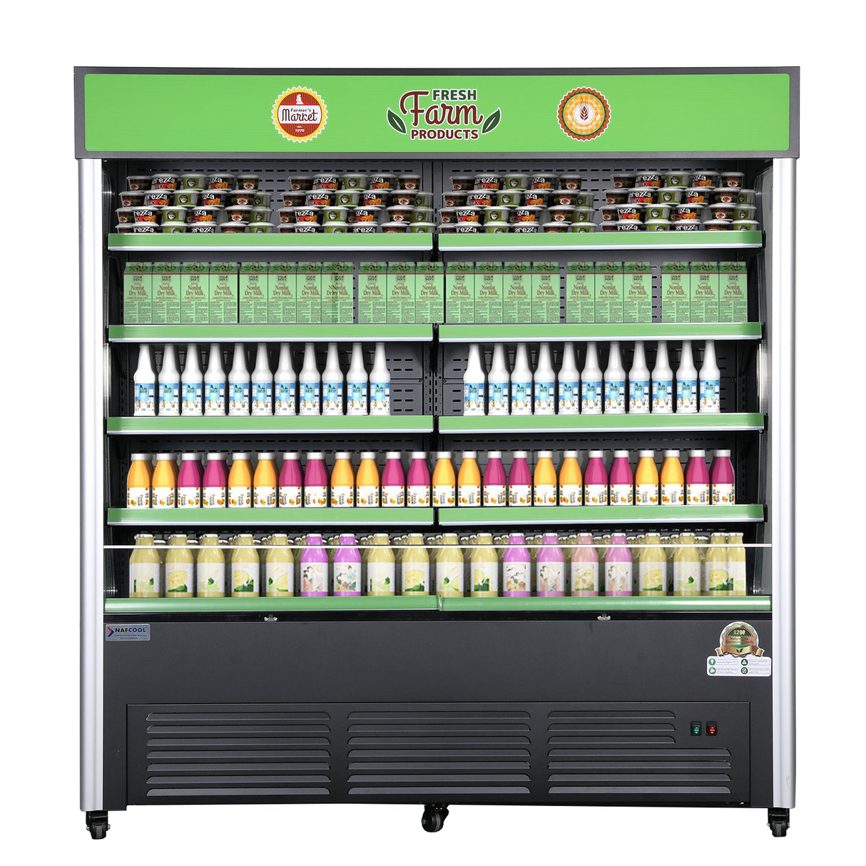 OFC 78‘’ Open Air Merchandiser Grab and Go Refrigerator Display Cooler