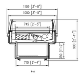 44 Depth Horizontal Air Curtain Merchandiser 04