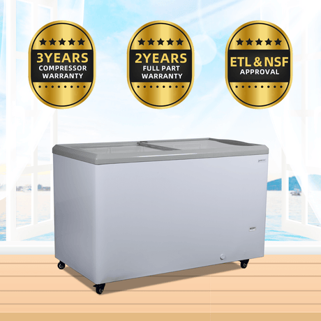 Eco-friendly NAFCOOL freezer with sustainable R290 refrigerant