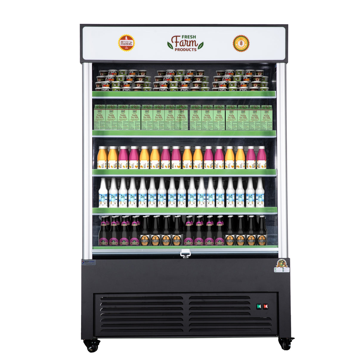 OFC46HE  53'' wide Open Air Merchandiser Grab& Go display Refrigerator