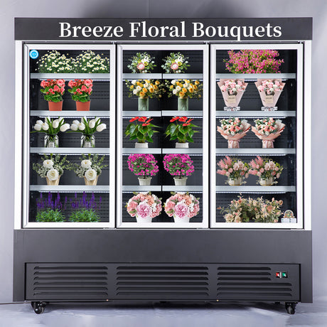 OFC78 Three Glass Door Merchandiser Cooler 04