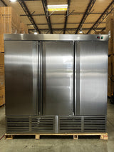 Restaurant Equipment Commercial Refrigerator Solid Door Stainless Steel 04