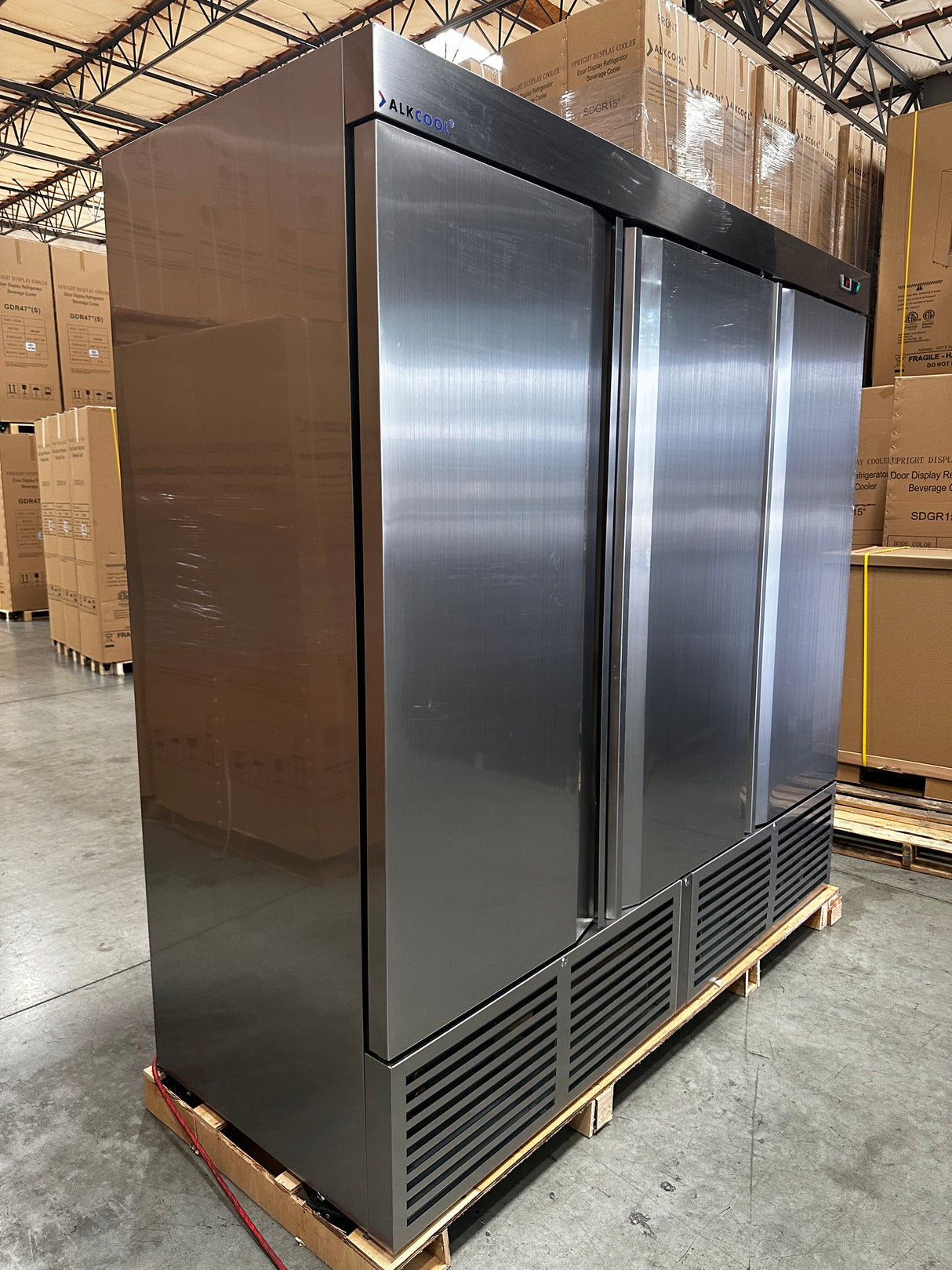 Restaurant Equipment Commercial Refrigerator Solid Door Stainless Steel 06